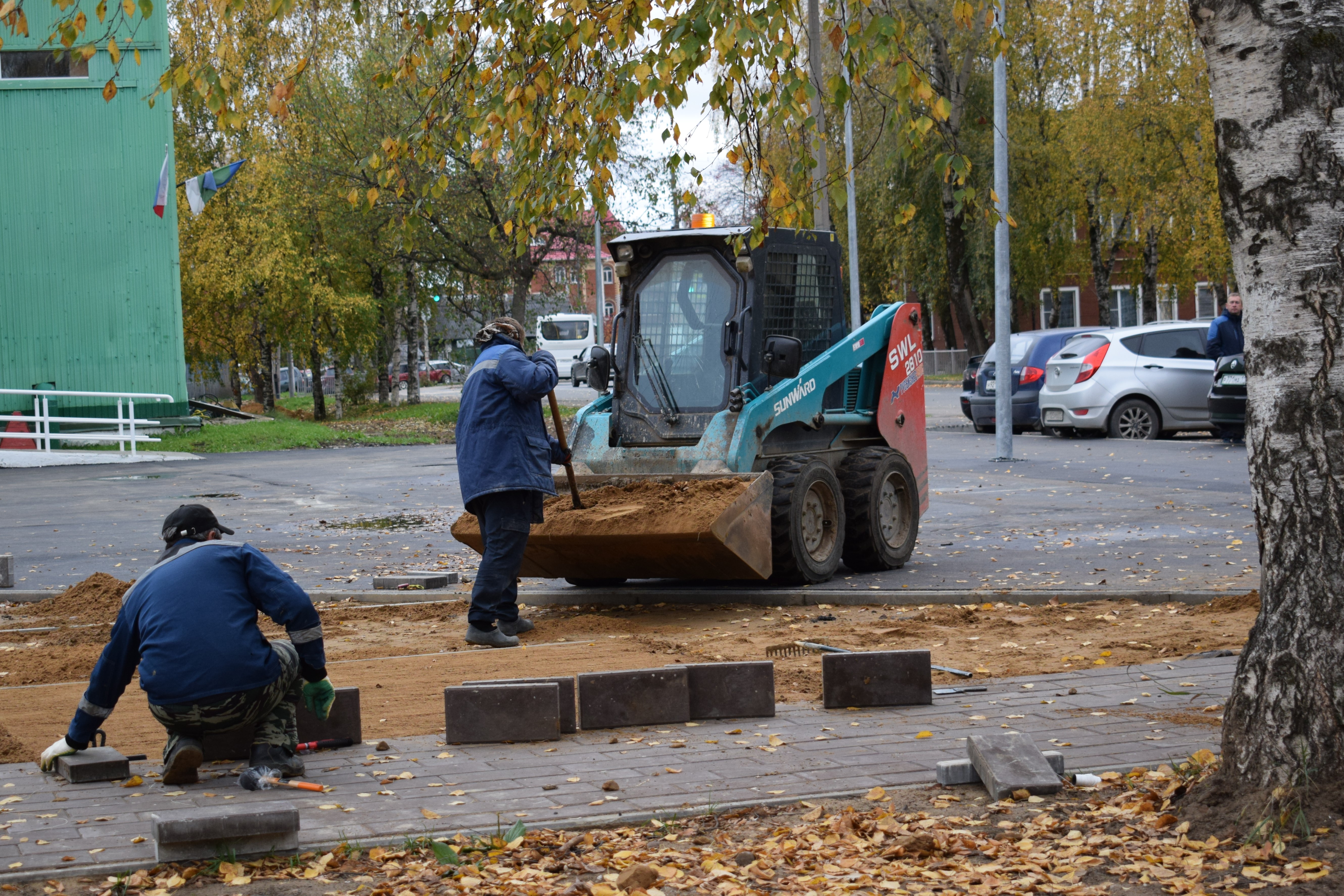 Обустройство сквера в Лесозаводе практически завершено | Совет МО ГО « Сыктывкар»